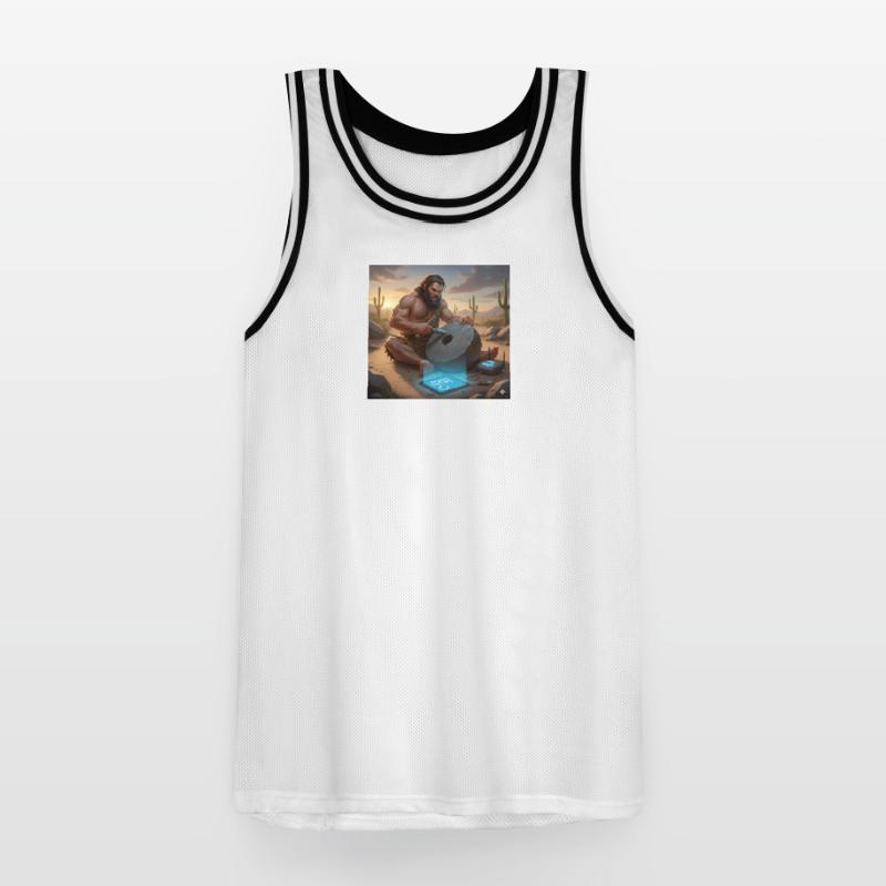 Caveman Tech Support – Das erste Tutorial Männer Basketball-Trikot