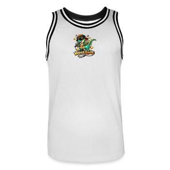 Veloce Raptor Rapper - Maillot de basket Homme - blanc/noir - Devant - AI Model Male 185 dark (185cm)