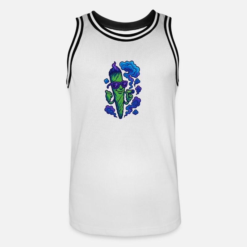 Joint Venture - Männer Basketball-Trikot - Weiß/Schwarz