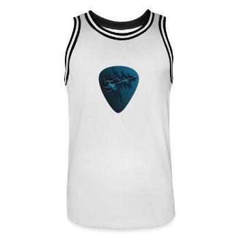 MediatorStratoVertEclair - Maillot de basket Homme - blanc/noir - Devant - AI Model Male 185 dark (185cm)