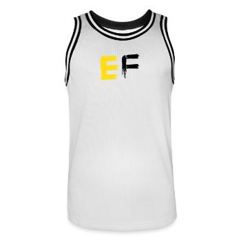 Buntes Traumtier Abstraktes Design - Männer Basketball-Trikot - Weiß/Schwarz - Vorne - AI Model Male 185 dark (185cm)