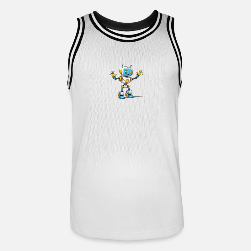 Motivation Algorithm - Men's Basketball Jersey - white/black