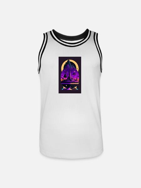 ORIGINAL ART - Men's Basketball Jersey - white/black