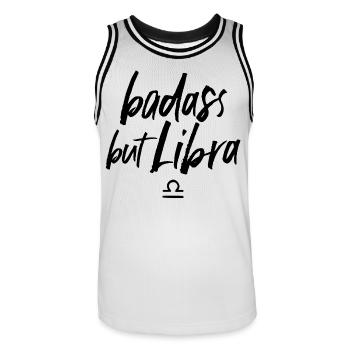 Astro Badass mais Balance - Maillot de basket Homme - blanc/noir - Devant - AI Model Male 185 dark (185cm)