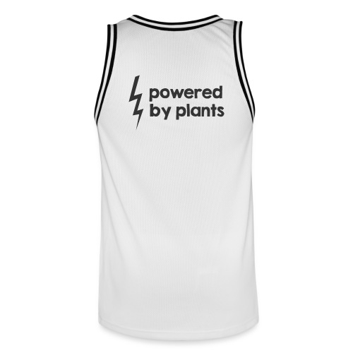 Powered by plants - Männer Basketball-Trikot