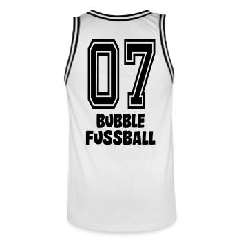 Bubble Ball Soccer 07 Jersey Bumperball Sport - Men's Basketball Jersey - white/black - Back - AI Model Male 185 dark (185cm)