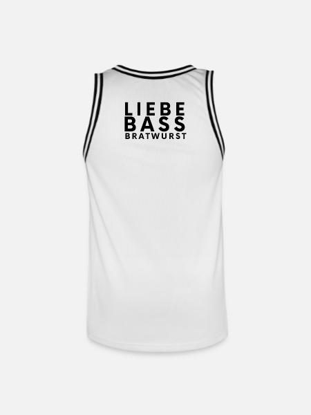 SCHRÜCKTIVAL - Männer Basketball-Trikot - Weiß/Schwarz