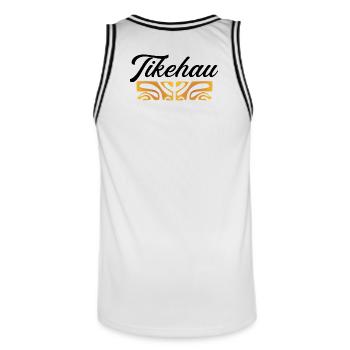 TIKEHAU - Maillot de basket Homme - blanc/noir - Dos - AI Model Male 185 dark (185cm)
