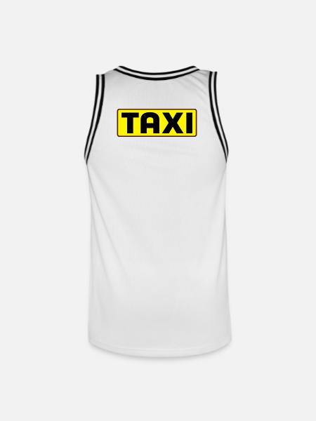 taxi - Men's Basketball Jersey - white/black
