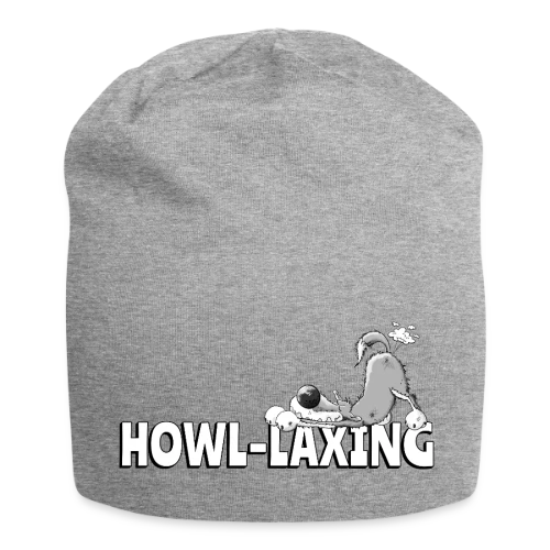 Loup qui pète - Humour animalier cartoon - Bonnet en jersey