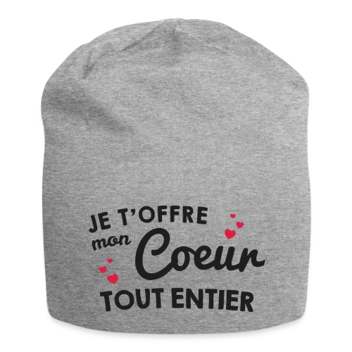 T-shirt Déclaration d'Amour - Mon Cœur Tout Entier - Bonnet en jersey