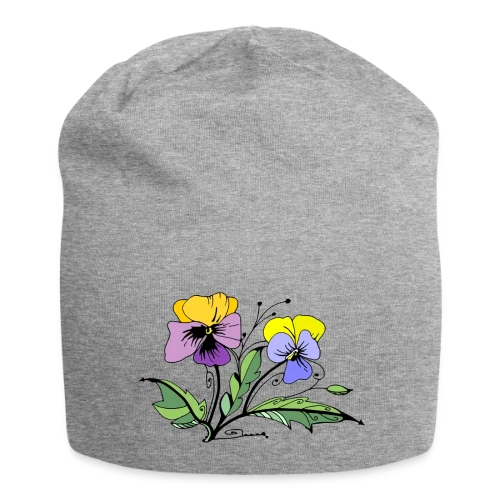 Éclat Floral - Bonnet en jersey