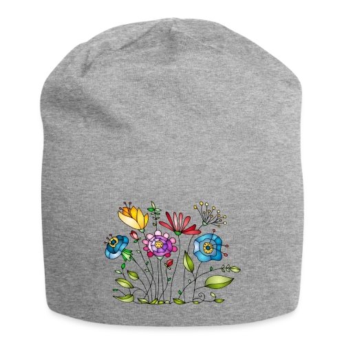 Douceur Florale - Bonnet en jersey