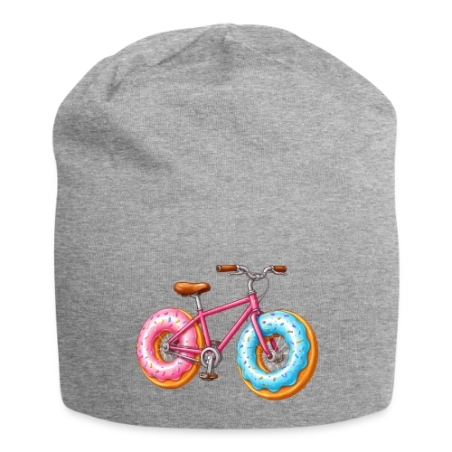 T-shirt Cycliste Gourmand : Donut & Vélo Humoristique - Bonnet en jersey