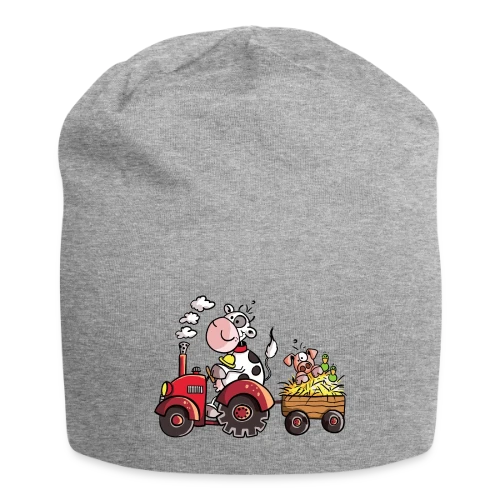 La Vache au Volant, le Cochon à Bord - T-shirt Agricole Fun - Bonnet en jersey