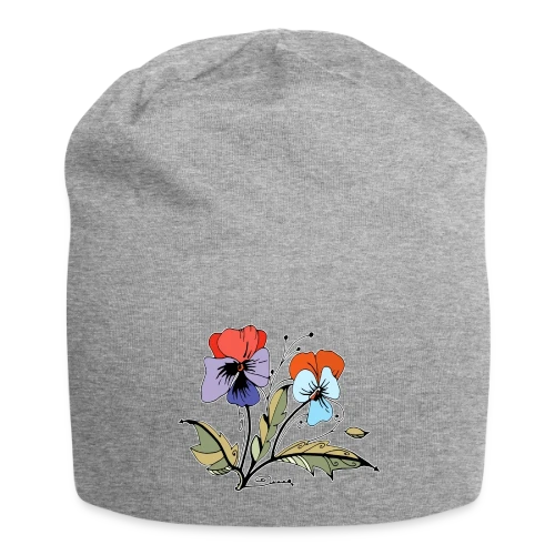 Éclat Floral - Bonnet en jersey