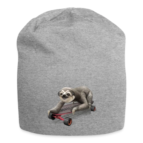 Paresseux Skateur Stylé - Bonnet en jersey