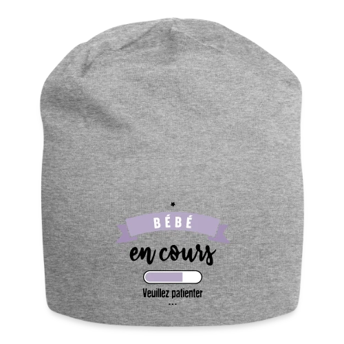 Bébé en Cours : Annonce Humoristique & Originale - Bonnet en jersey