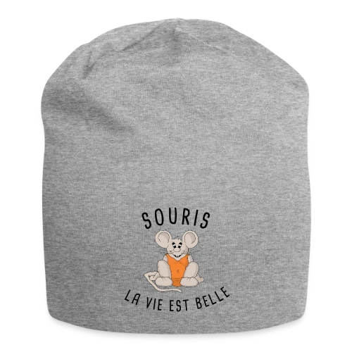 T-shirt Souris : La Vie est Belle ! - Bonnet en jersey