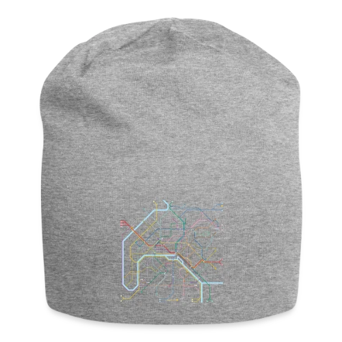 Plan Métro Paris Coloré - Bonnet en jersey