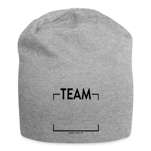 T-shirt Personnalisé 'Never Give Up' - Votre Équipe au Sommet - Bonnet en jersey