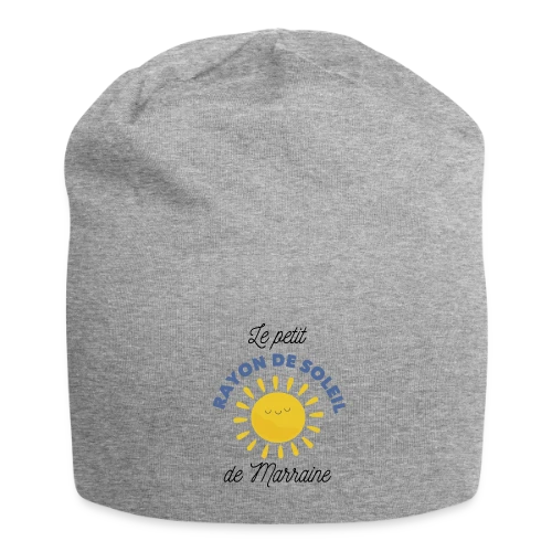 Marraine : Mon Rayon de Soleil - Bonnet en jersey
