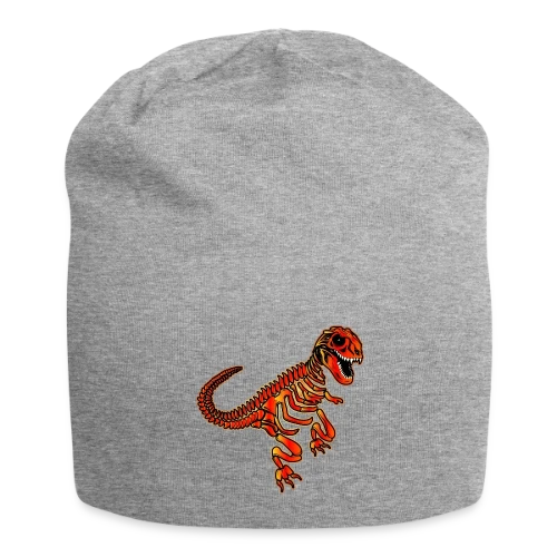 T-Rex Fossile Rouge Éclatant - Bonnet en jersey