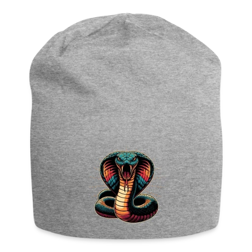 T-shirt Cobra Royal Éclatant : Style Dynamique et Vives Couleurs - Bonnet en jersey