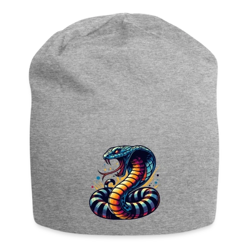 T-shirt Cobra Vibrant : Style Sauvage et Énergique - Bonnet en jersey