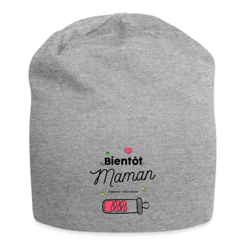 T-shirt Future Maman : Mon Cœur Bat Pour Deux - Bonnet en jersey