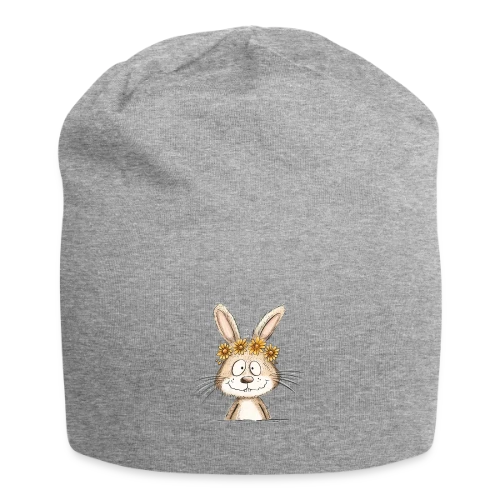 Lapin Rigolo Couronne Fleurs - Bonnet en jersey