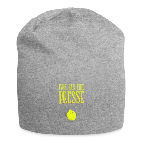 T-shirt Pas Pressé : L'Art de Prendre Son Temps - Bonnet en jersey