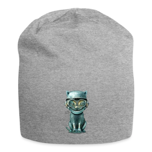 Chat Malin : Curiosité Féline - Bonnet en jersey