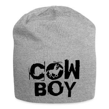 cowboy_c_1c - Bonnet en jersey - gris chiné - Devant
