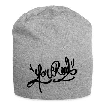 For Real - Jersey-Beanie - Grau meliert - Vorne