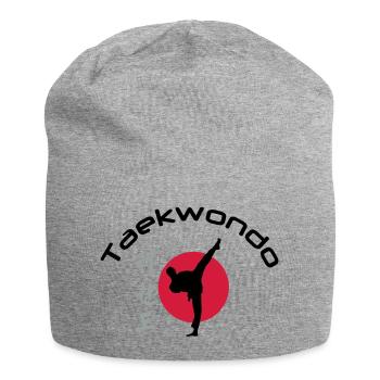 taekwondo_3 - Jersey Beanie - heather grey - Front