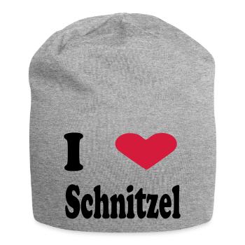 schnitzel - Jersey Beanie - heather grey - Front