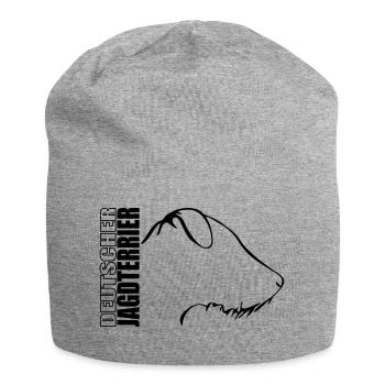 GERMAN HUNTING TERRIER PROFILE Hound Wilsigns - Jersey Beanie - heather grey - Front