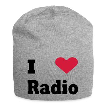 Radio - Jersey Beanie - heather grey - Front