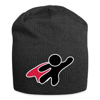 Superhero - Jersey Beanie - charcoal grey - Front