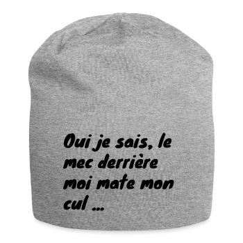 Blague - Bonnet en jersey - gris chiné - Devant