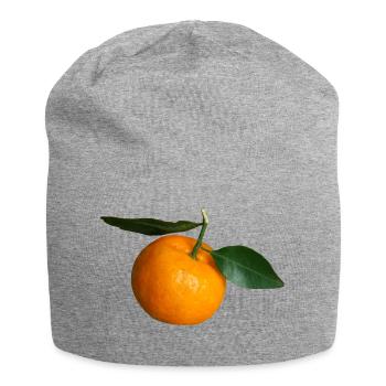 mandarin clementine tangerine mandarine veggie obs - Jersey-Beanie - Grau meliert - Vorne