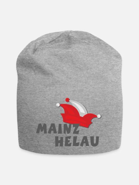 Helau Mainz Helau 01a - Jersey-Beanie - Grau meliert