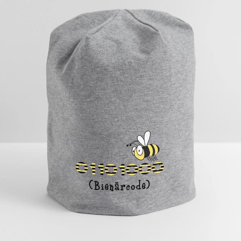 Binary code bee code computer science gift honey Jersey Beanie