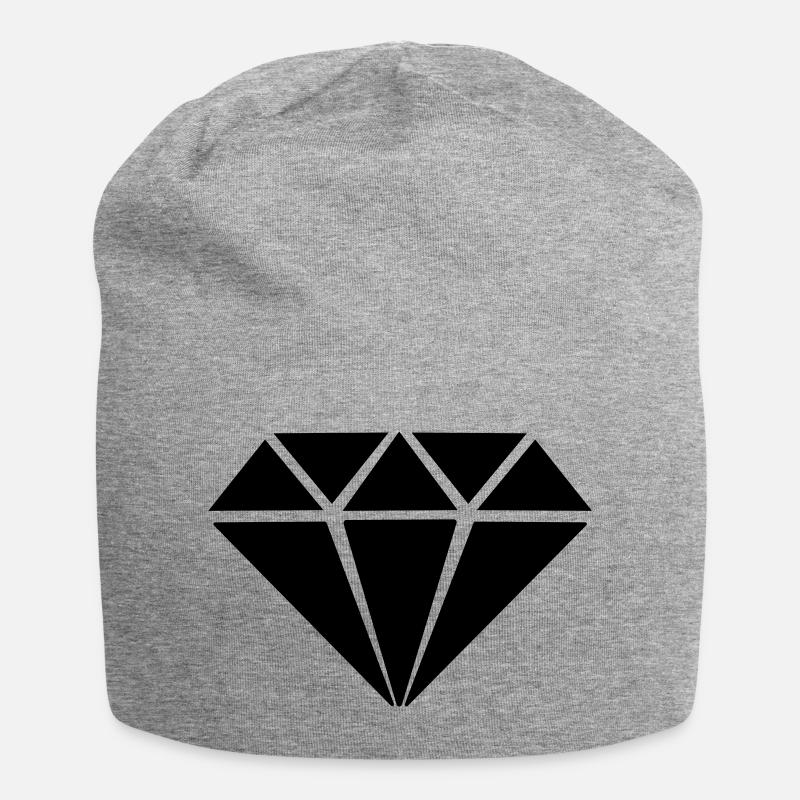 diamond shine bright like a diamond - Jersey Beanie - heather grey