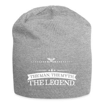 PERSONALISIERBAR man myth legend Mann mythos lege - Jersey-Beanie - Grau meliert - Vorne