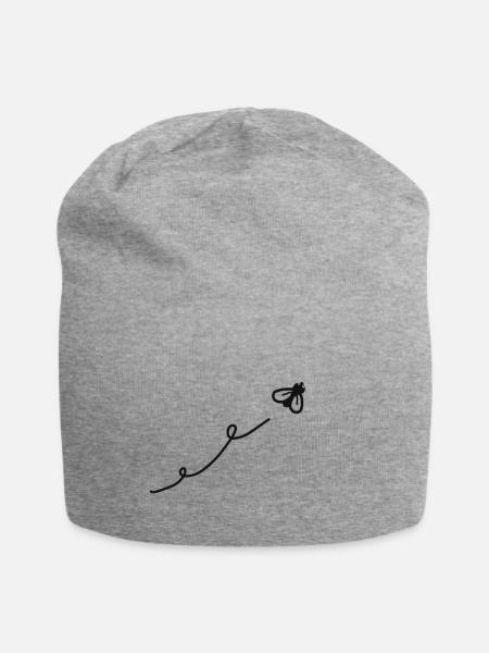 Fliege sumsum - Jersey-Beanie - Grau meliert