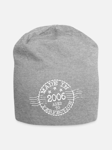 MADE IN 2006 AGED TO PERFECTION - Jersey-Beanie - Grau meliert