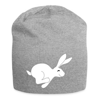 plus rapide lièvre - Bonnet en jersey - gris chiné - Devant