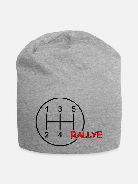 Motorsport Gangschaltung Rallye - Jersey-Beanie - Grau meliert